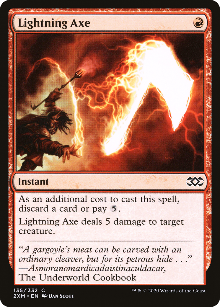 Lightning Axe (2XM-135) [Double Masters] Foil