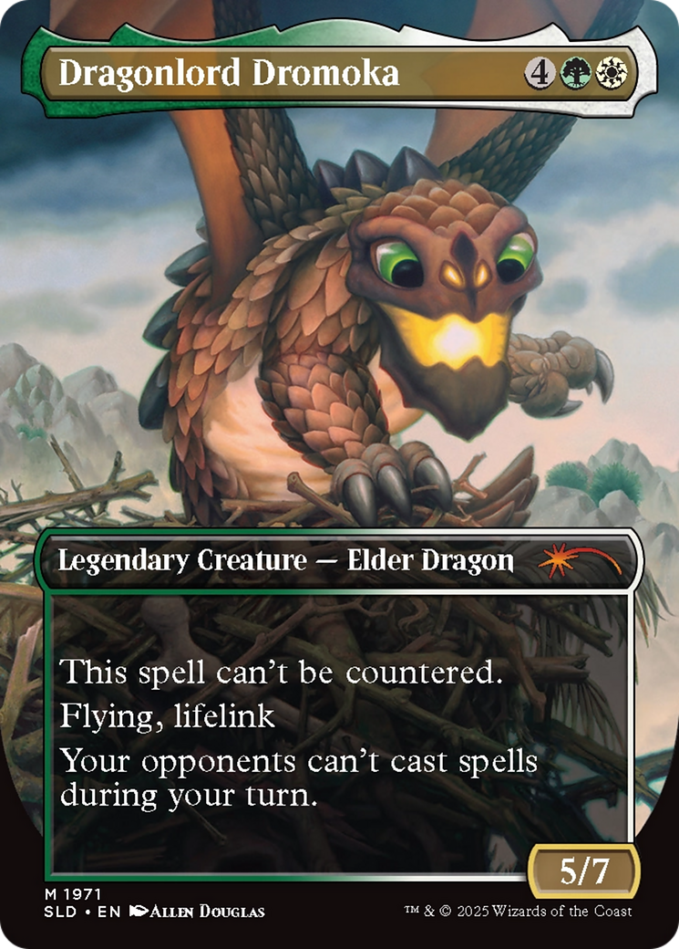 Dragonlord Dromoka // Dragonlord Dromoka (SLD-1971) [Secret Lair Drop] (Borderless)