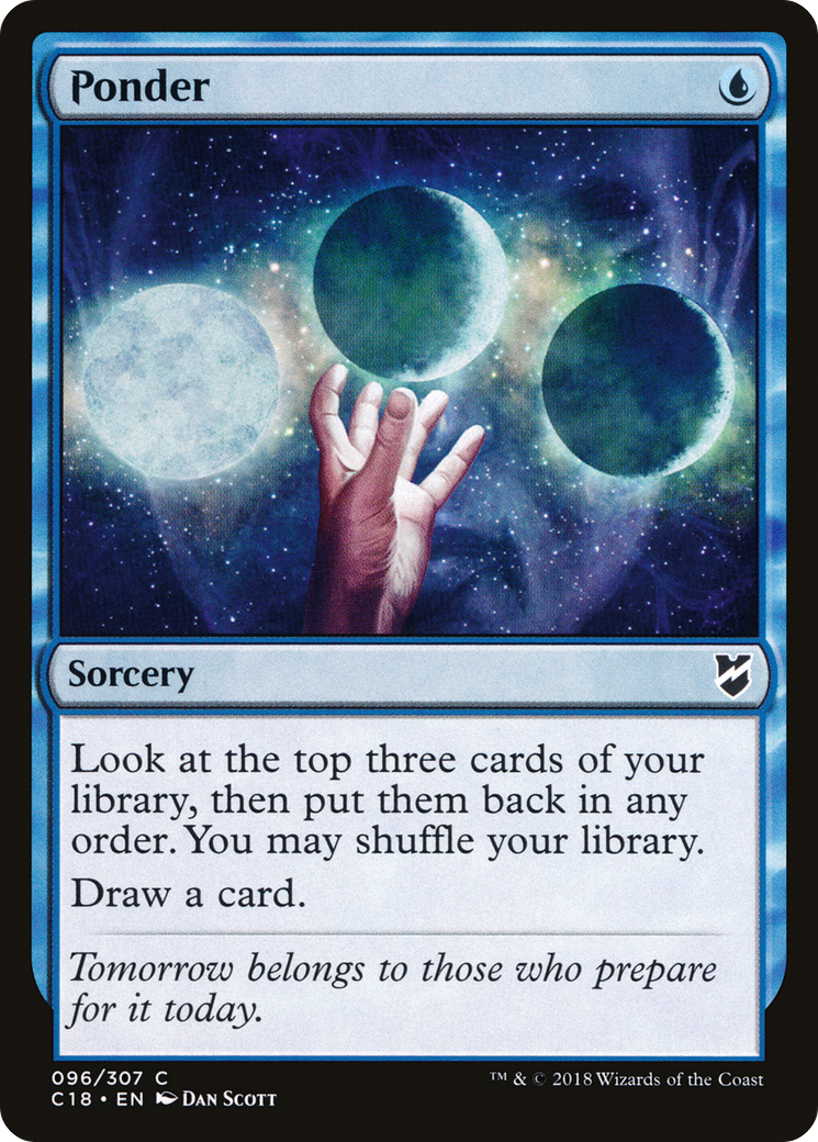 Ponder (C18-096) [Commander 2018]