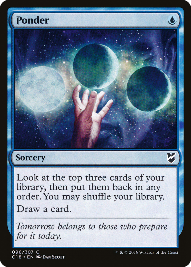 Ponder (C18-096) [Commander 2018]