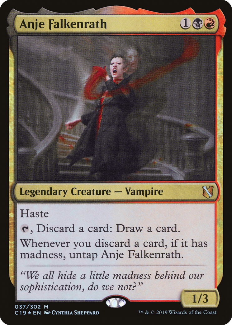 Anje Falkenrath (C19-037) [Commander 2019] Foil