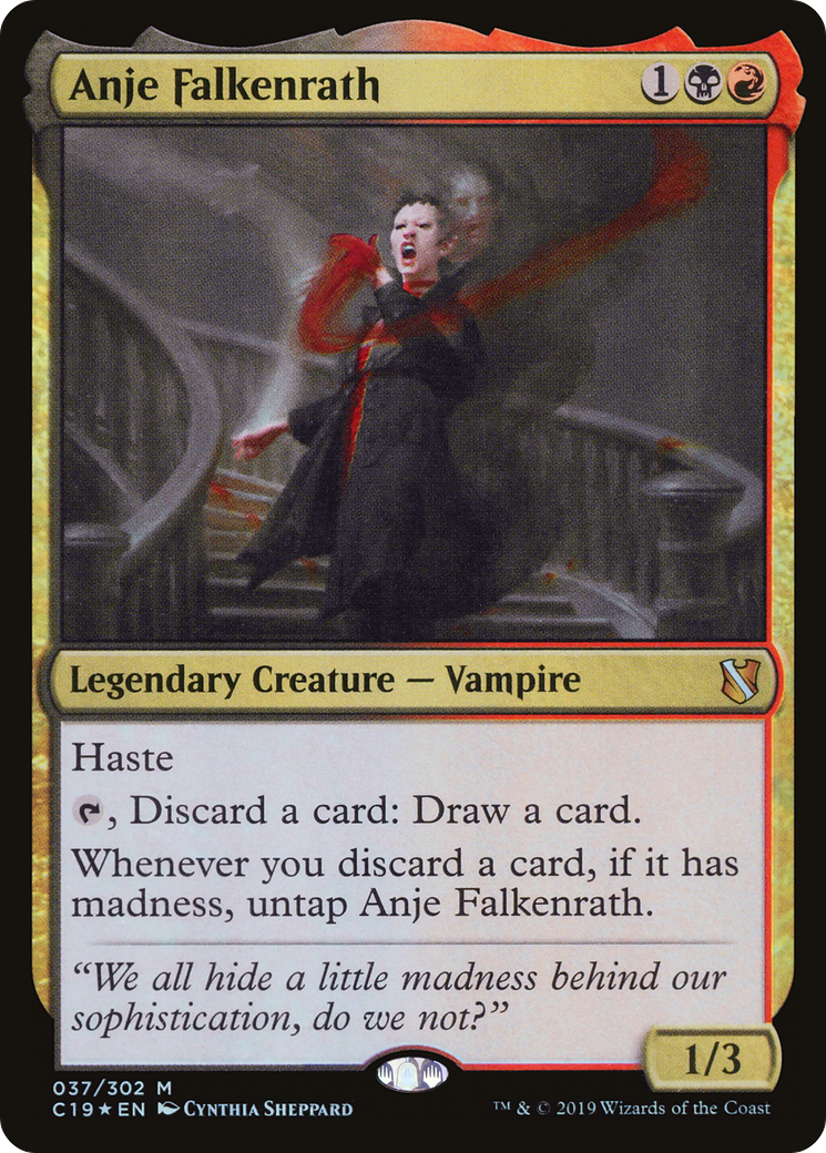 Anje Falkenrath (C19-037) [Commander 2019] Foil