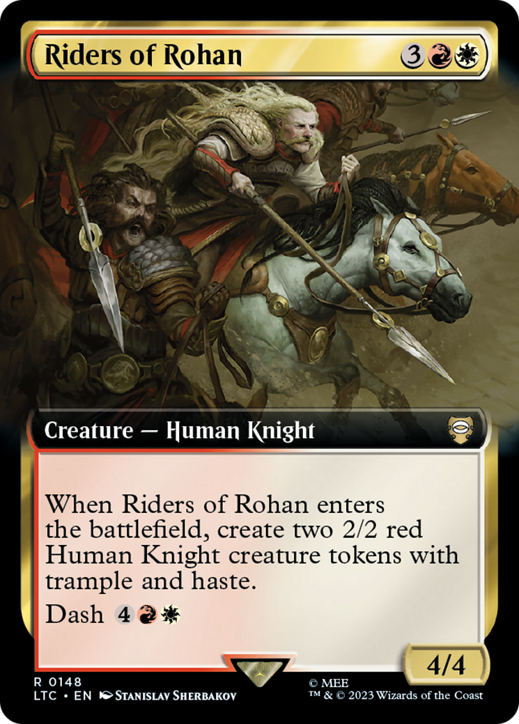 Riders of Rohan (LTC-148) [Tales of Middle-earth Commander]: (Extended Art) Foil