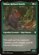 Wilson, Refined Grizzly (Foil Etched) (CLB-522) [Commander Legends: Battle for Baldur's Gate] Foil
