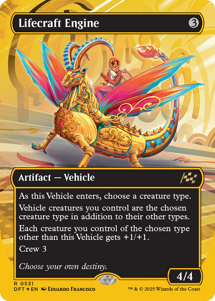 Lifecraft Engine (DFT-531) [Aetherdrift] (Borderless) Foil