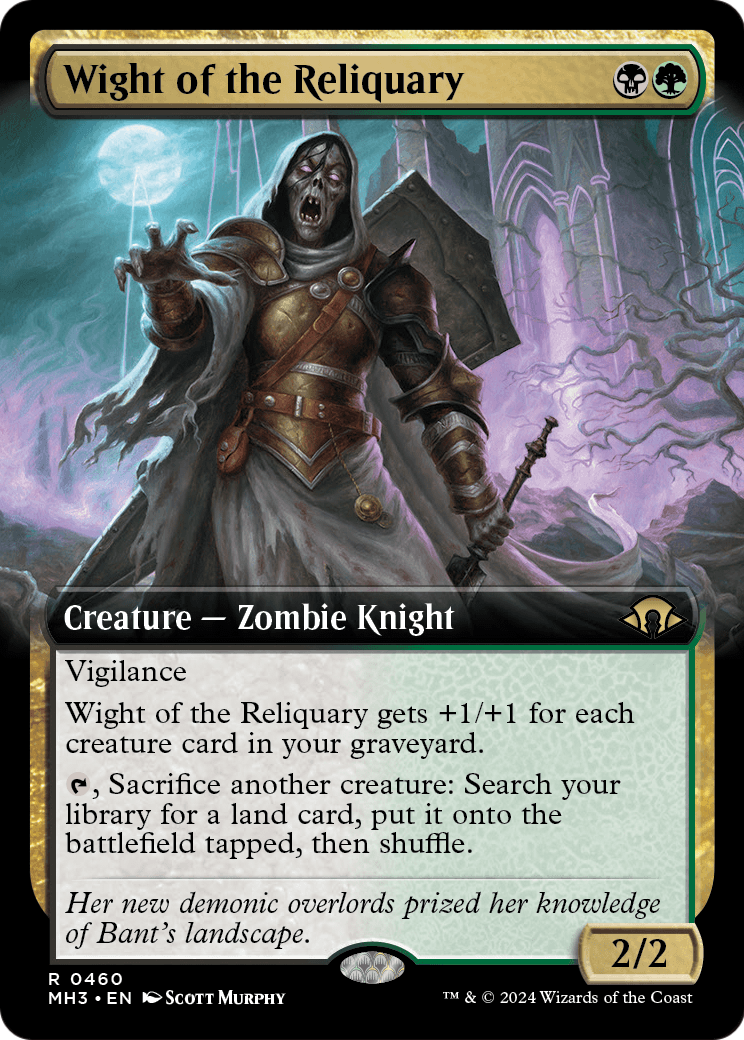 Wight of the Reliquary (Extended Art) (MH3-460) [Modern Horizons 3] Foil