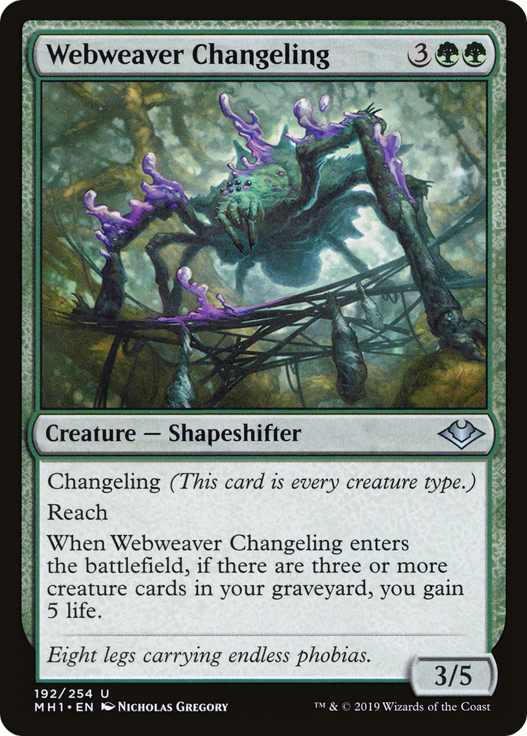 Webweaver Changeling (MH1-192) [Modern Horizons]