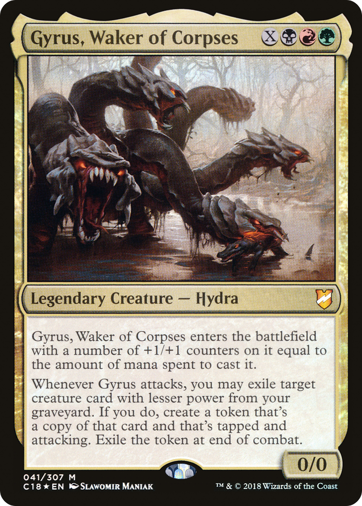 Gyrus, Waker of Corpses (C18-041) [Commander 2018] Foil