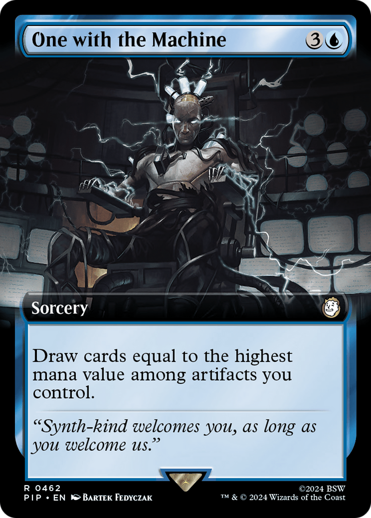One with the Machine (PIP-462) [Fallout]: (Extended Art) Foil