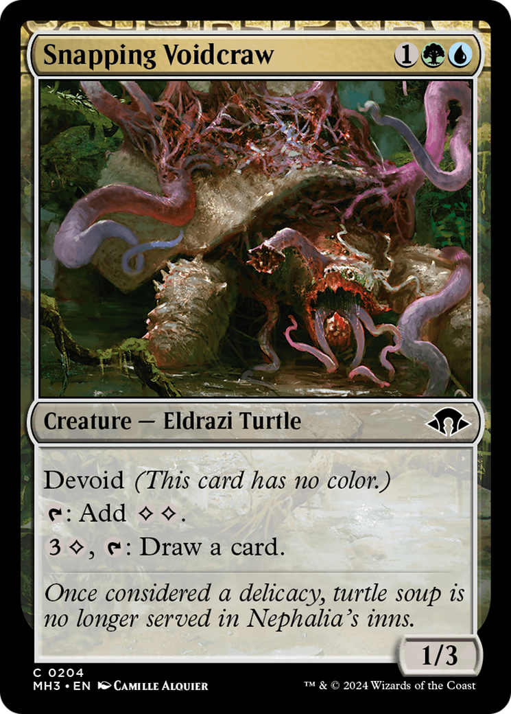 Snapping Voidcraw (MH3-204) [Modern Horizons 3]: (devoid) Foil