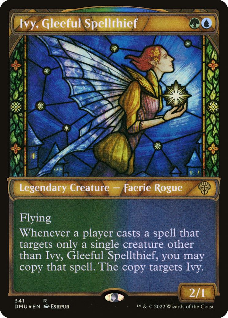 Ivy, Gleeful Spellthief (DMU-341) [Dominaria United]: (Showcase) Foil
