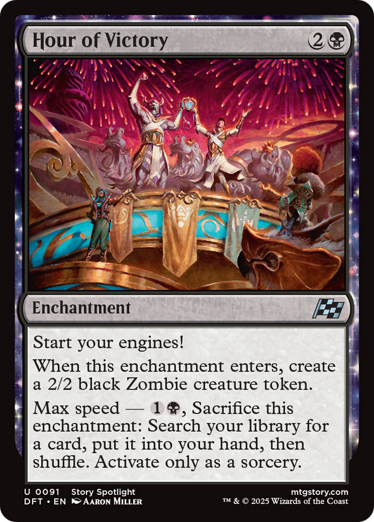Hour of Victory (DFT-091) [Aetherdrift]: (enchantment)