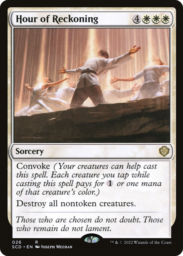 Hour of Reckoning (SCD-026) [Starter Commander Decks]
