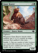Giant Beaver (OTJ-165) [Outlaws of Thunder Junction] Foil