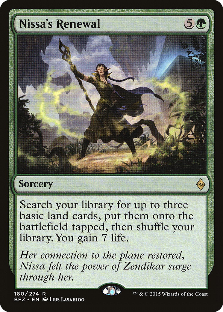 Nissa's Renewal (BFZ-180) [Battle for Zendikar] Foil