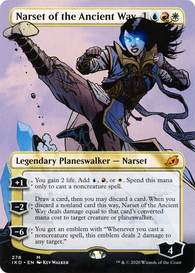 Narset of the Ancient Way (IKO-278) [Ikoria: Lair of Behemoths] (Borderless)