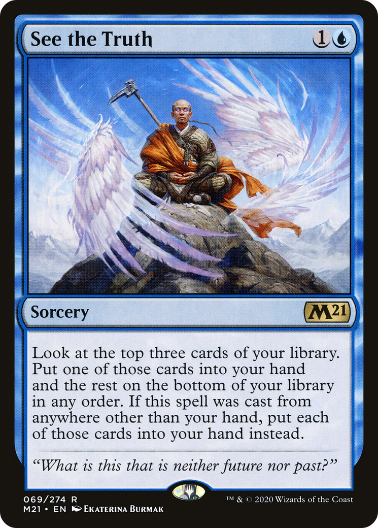 See the Truth (M21-069) [Core Set 2021] Foil
