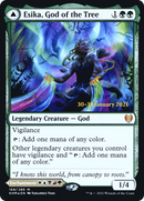 Esika, God of the Tree // The Prismatic Bridge (PRE-168S) [Kaldheim Promos] Foil