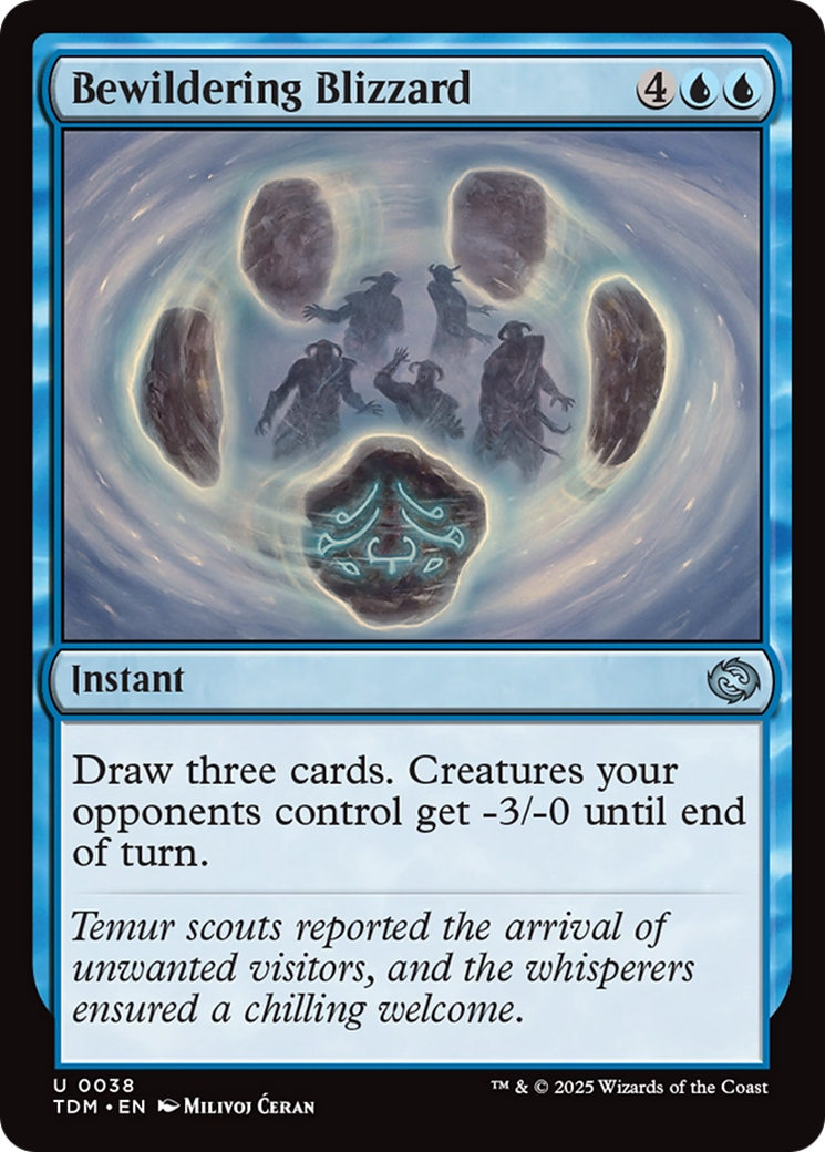 Bewildering Blizzard (TDM-038) [Tarkir: Dragonstorm]