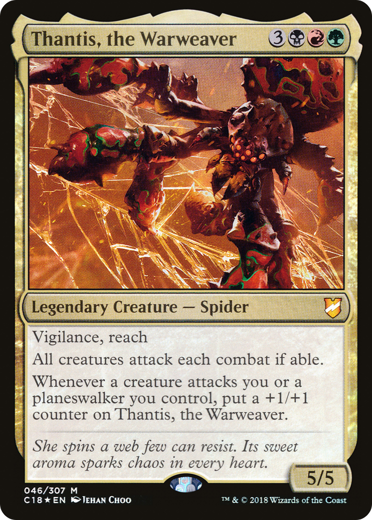 Thantis, the Warweaver (C18-046) [Commander 2018] Foil