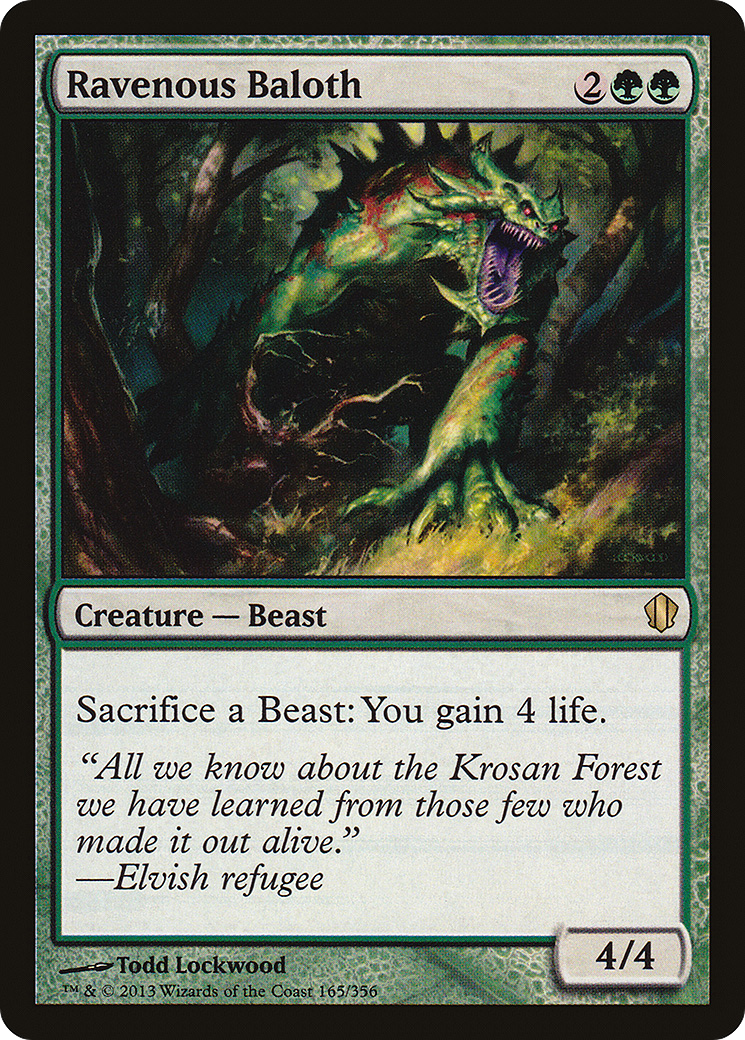 Ravenous Baloth (C13-165) [Commander 2013]