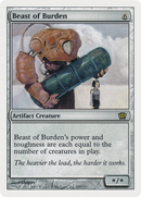 Beast of Burden (8ED-292) [Eighth Edition] Foil