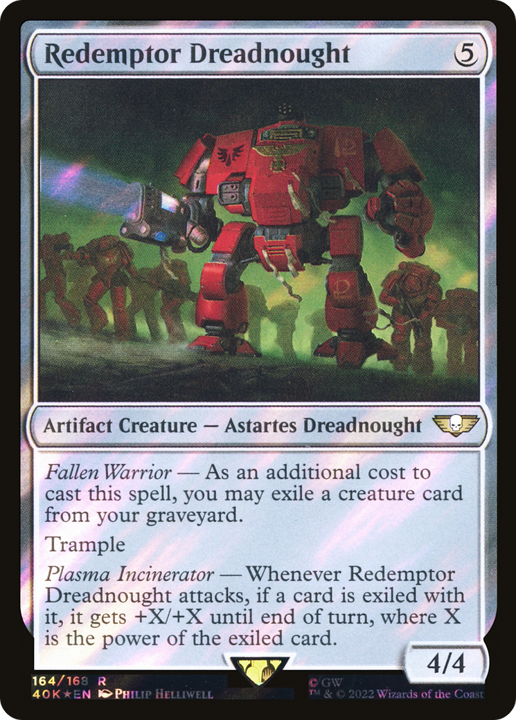 Redemptor Dreadnought (40K-164★) [Warhammer 40,000 Commander] Foil
