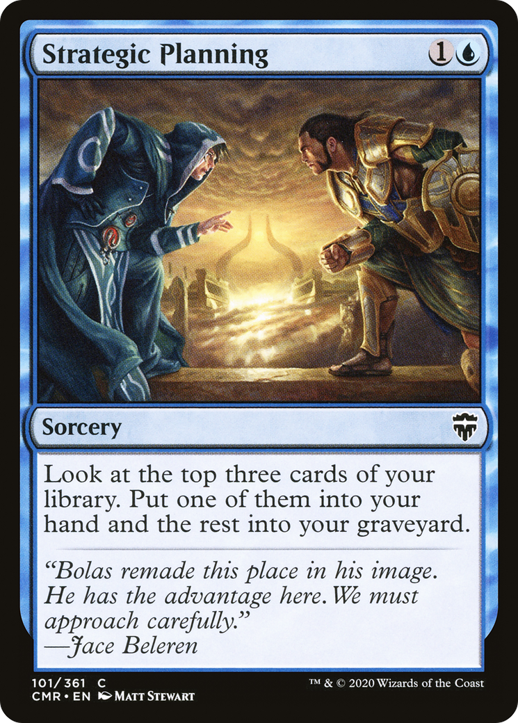 Strategic Planning (CMR-101) [Commander Legends]