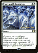 Unbreakable Formation (PRE-29S) [Ravnica Allegiance Promos] Foil