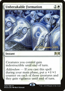 Unbreakable Formation (PRE-29S) [Ravnica Allegiance Promos] Foil