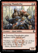 Towering Thunderfist (CLU-151) [Ravnica: Clue Edition]