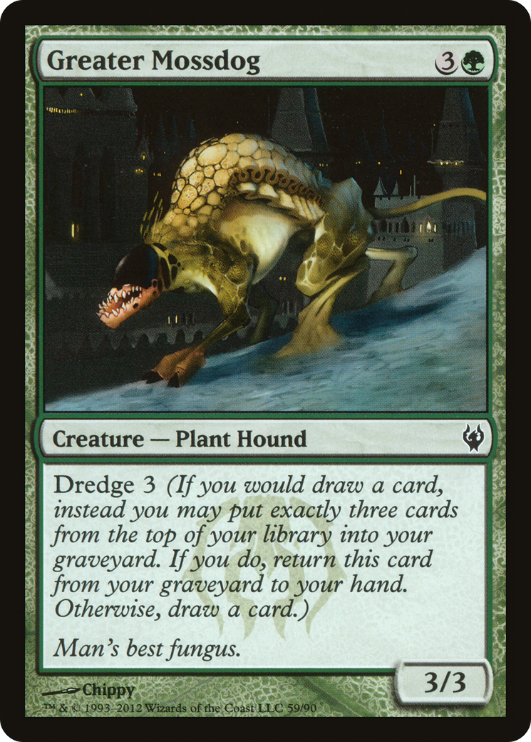 Greater Mossdog (DDJ-059) [Duel Decks: Izzet vs. Golgari]