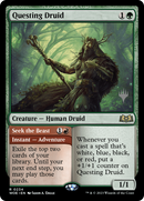Questing Druid // Seek the Beast (PPWOE-234P) [Wilds of Eldraine Promos] Foil