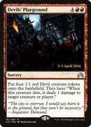 Devils' Playground (PRE-151S) [Shadows over Innistrad Promos] Foil