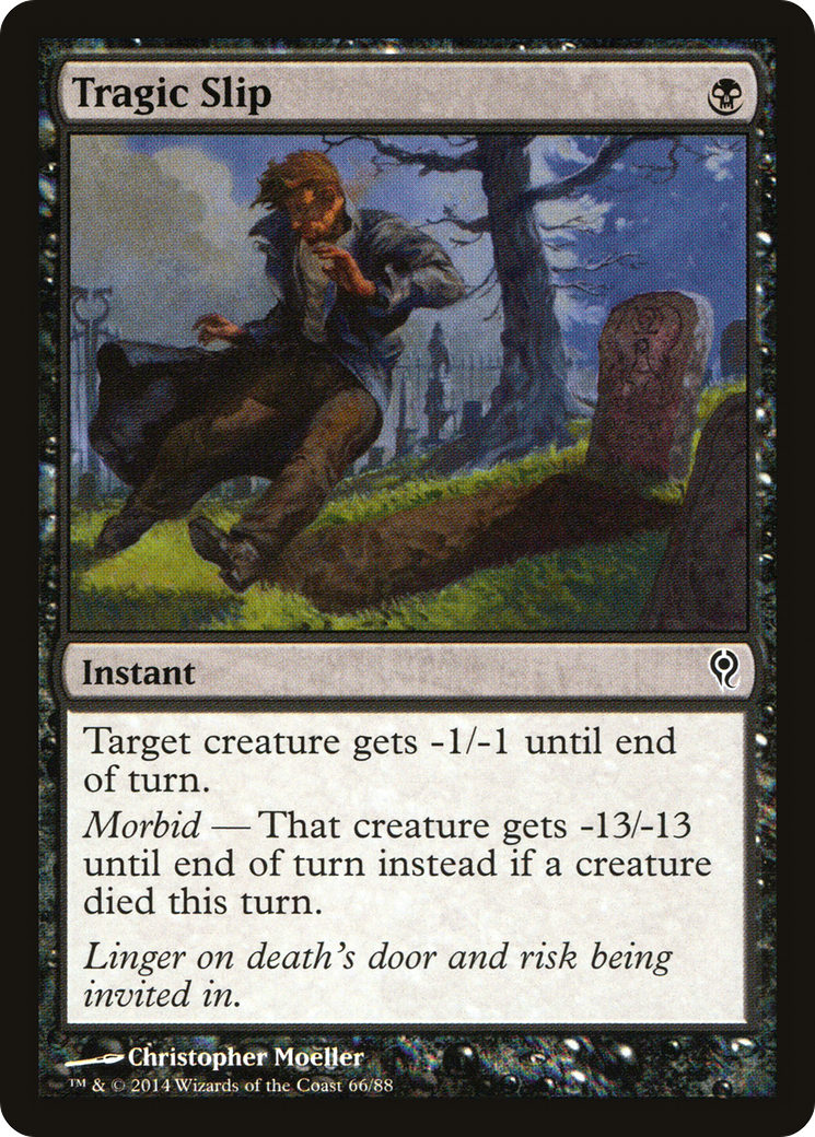 Tragic Slip (DDM-066) [Duel Decks: Jace vs. Vraska]