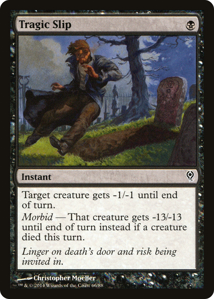 Tragic Slip (DDM-066) [Duel Decks: Jace vs. Vraska]