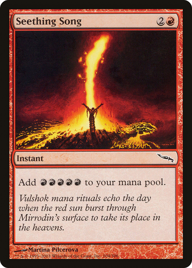 Seething Song (MRD-104) [Mirrodin]