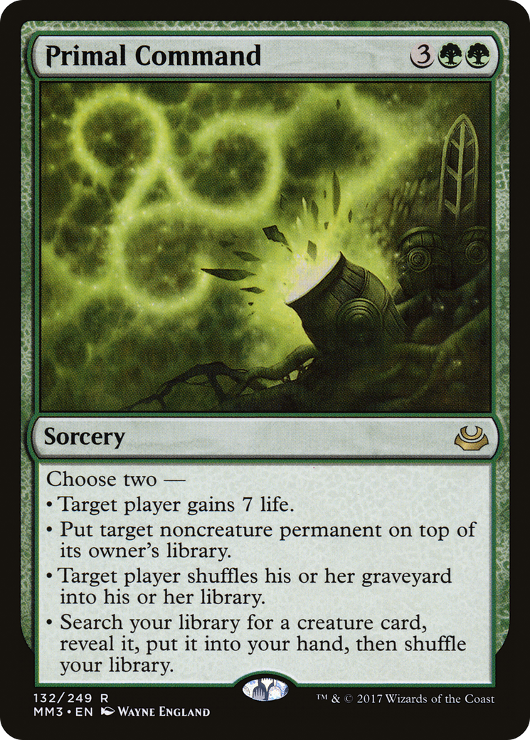 Primal Command (MM3-132) [Modern Masters 2017]