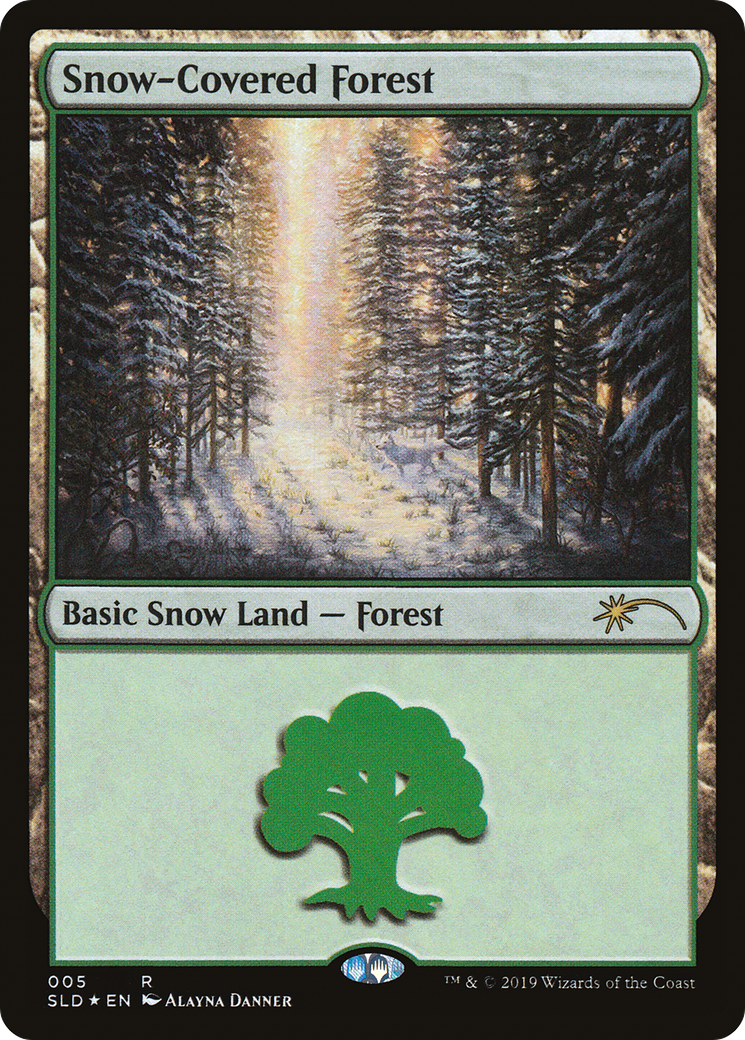 Snow-Covered Forest (SLD-005) [Secret Lair Drop] Foil