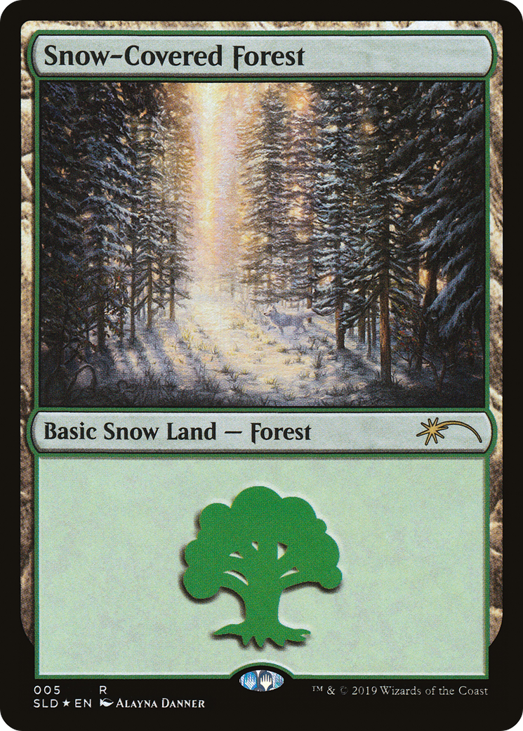 Snow-Covered Forest (SLD-005) [Secret Lair Drop] Foil