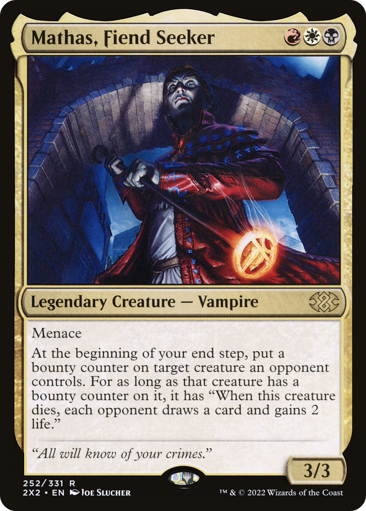 Mathas, Fiend Seeker (2X2-252) [Double Masters 2022]
