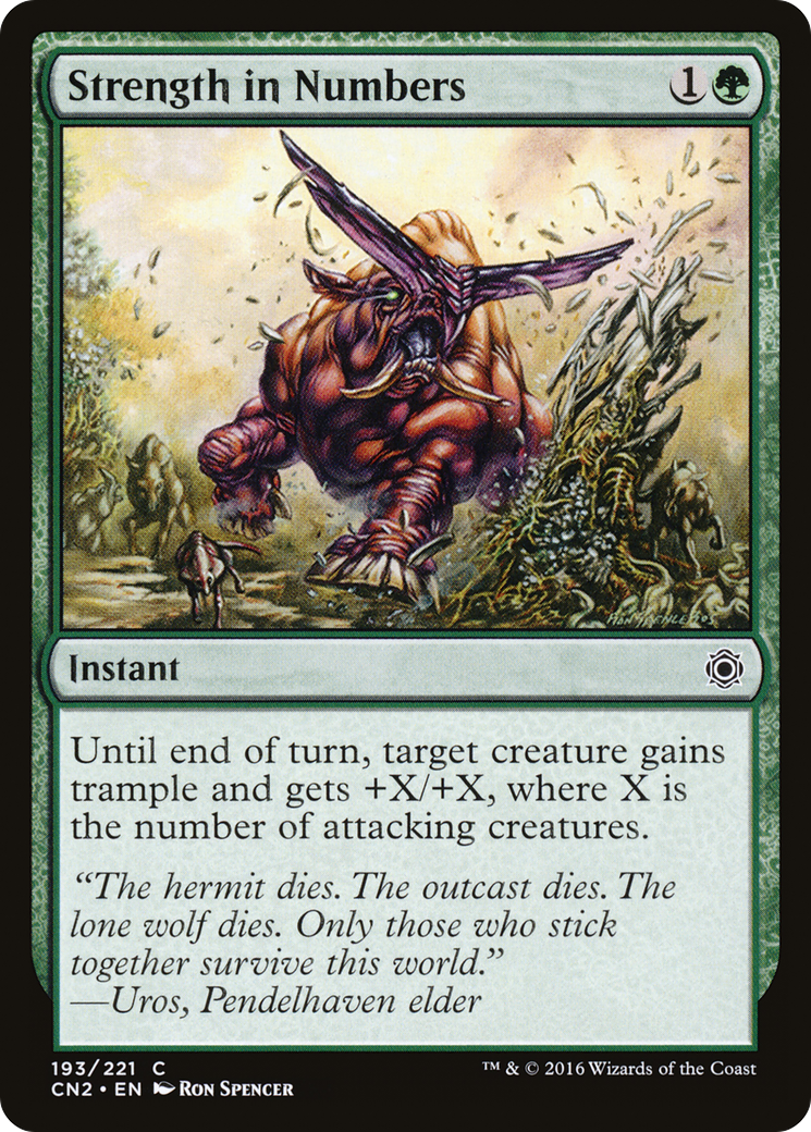 Strength in Numbers (CN2-193) [Conspiracy: Take the Crown]