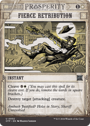 Fierce Retribution (OTP-002) [Breaking News]: (Showcase) (Borderless) Foil