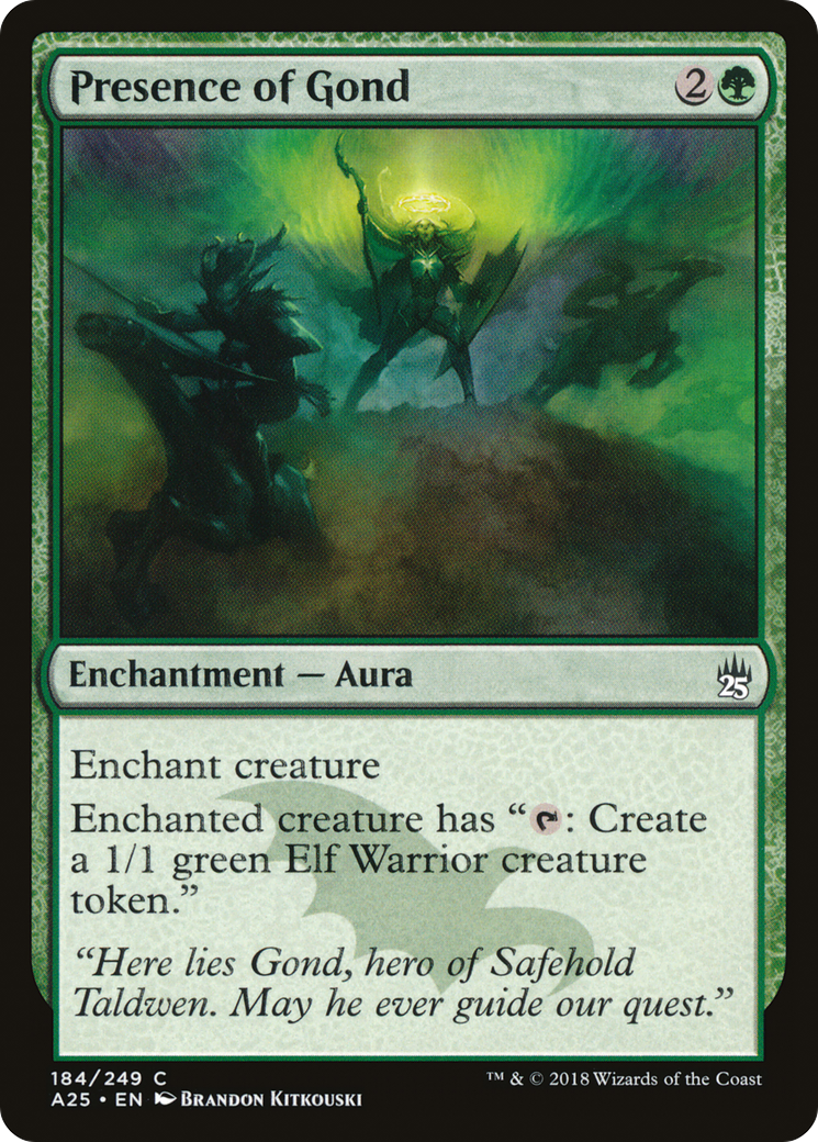 Presence of Gond (A25-184) [Masters 25] Foil