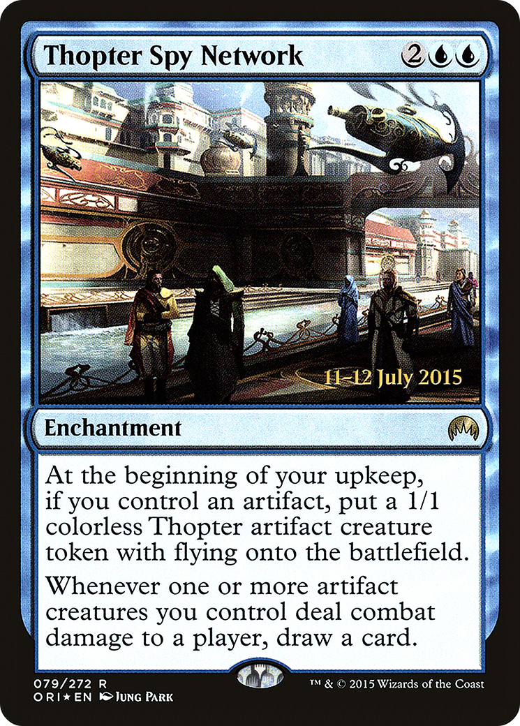 Thopter Spy Network (PRE-79S) [Magic Origins Promos] Foil