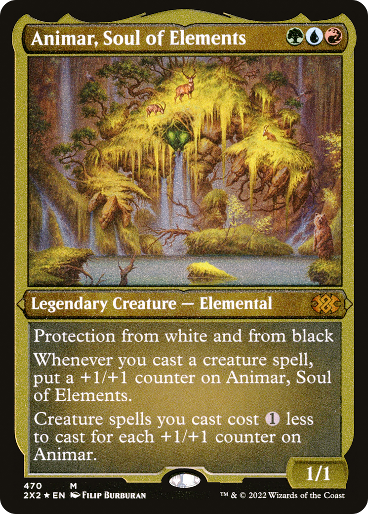 Animar, Soul of Elements (Foil Etched) (2X2-470) [Double Masters 2022] Foil
