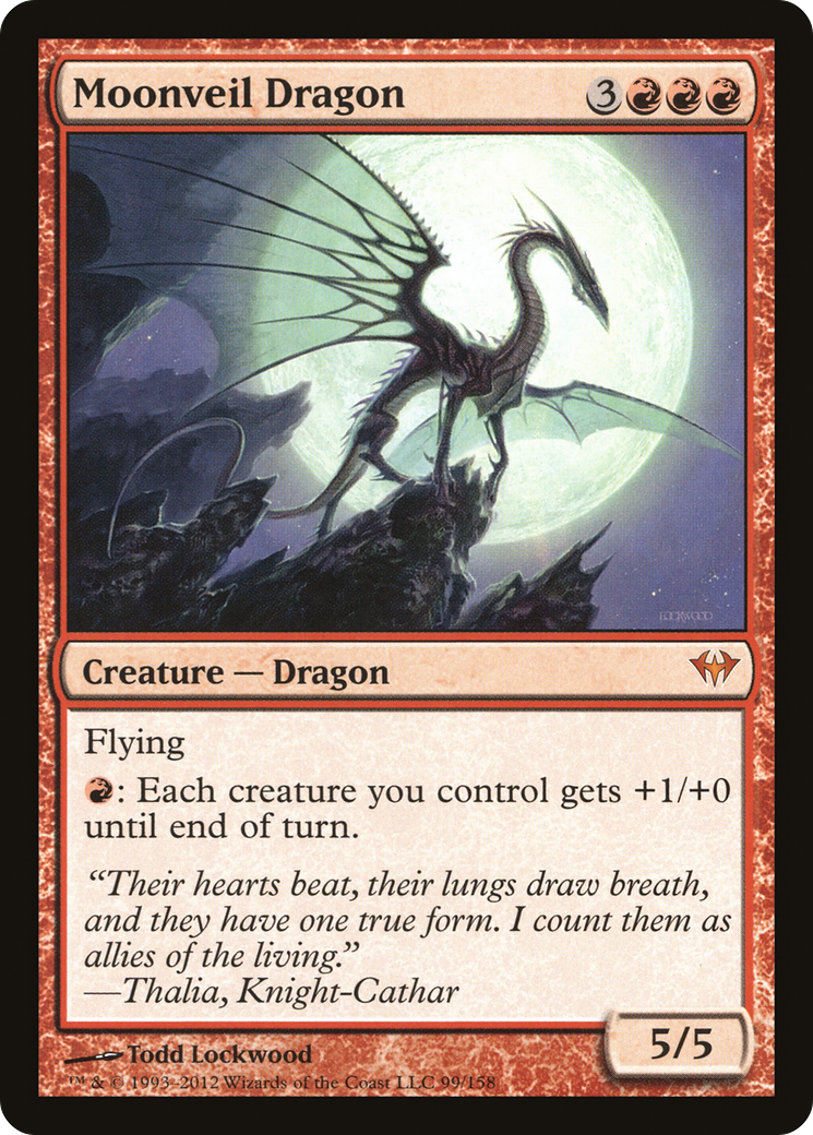 Moonveil Dragon (DKA-099) [Dark Ascension]