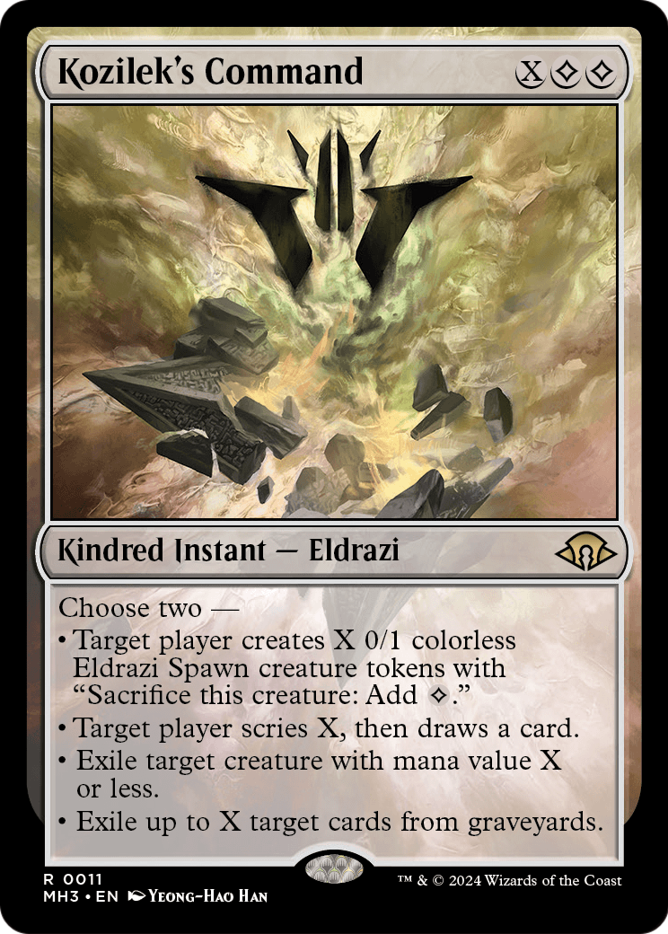 Kozilek's Command (MH3-011) [Modern Horizons 3]