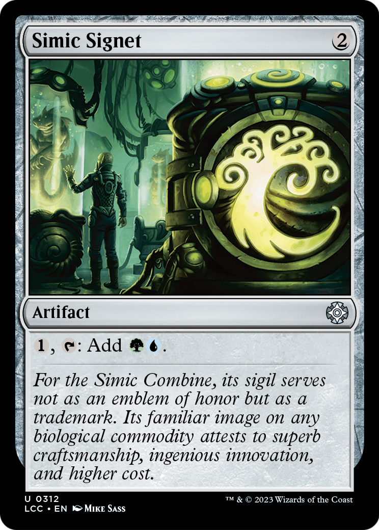 Simic Signet (LCC-312) [The Lost Caverns of Ixalan Commander]