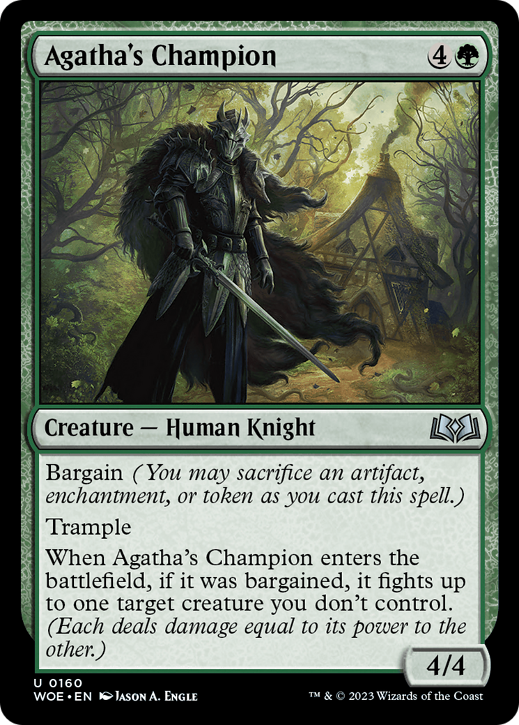 Agatha's Champion (WOE-160) [Wilds of Eldraine] Foil